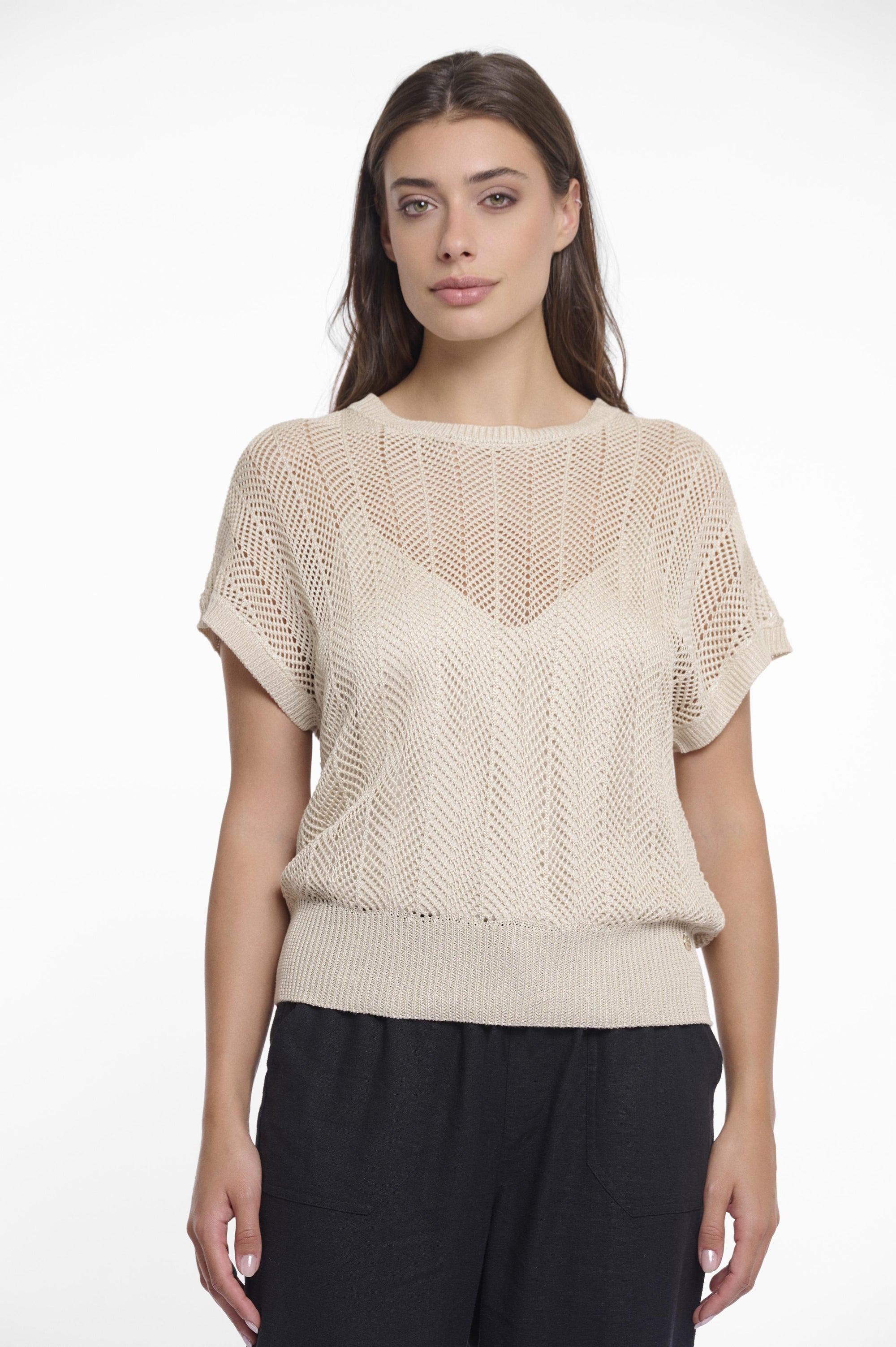 ENKE.5002522/OPEN KNITTED TOP