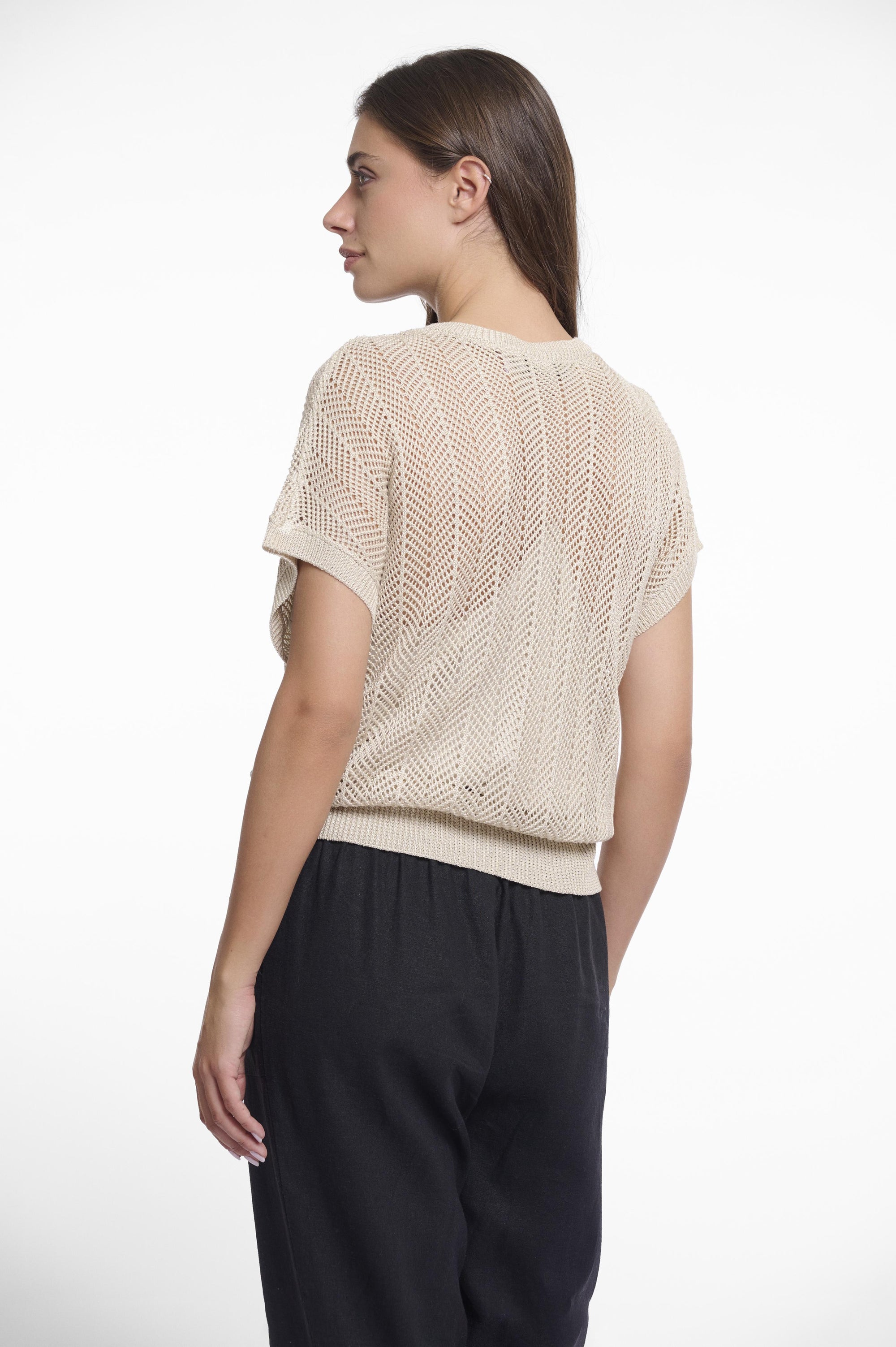 ENKE.5002522/OPEN KNITTED TOP