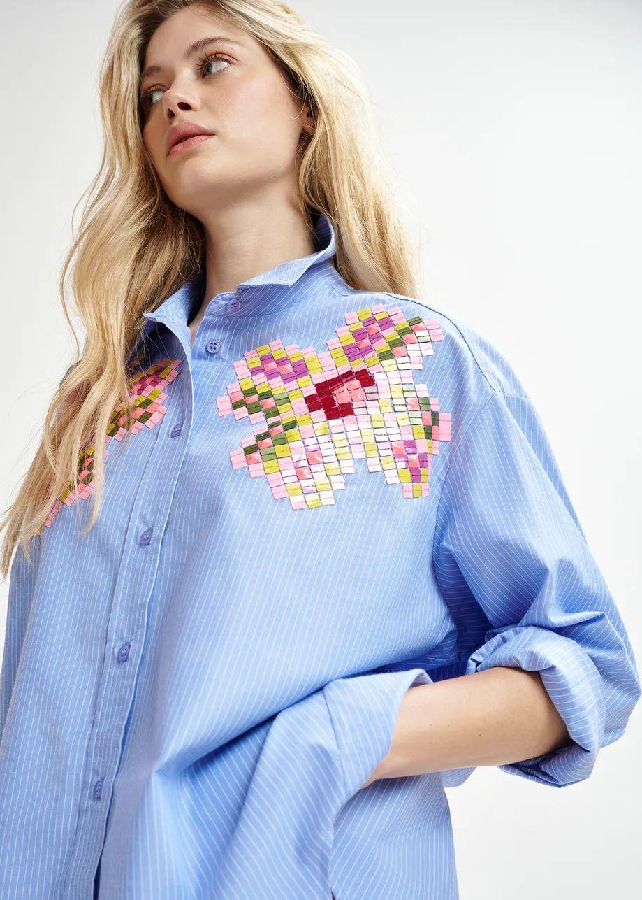 HAPRICORN/SEQUIN SHIRT