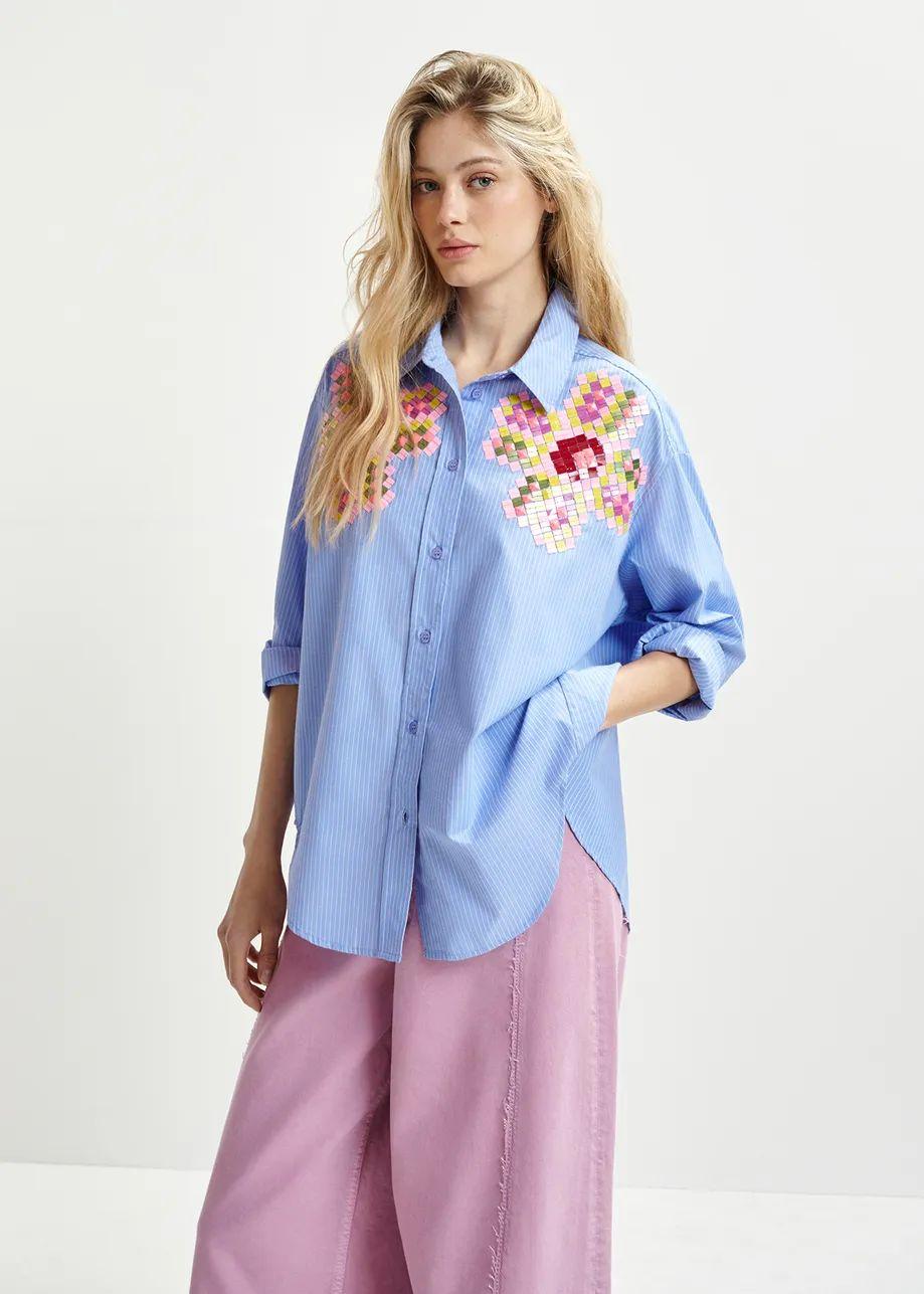 HAPRICORN/SEQUIN SHIRT