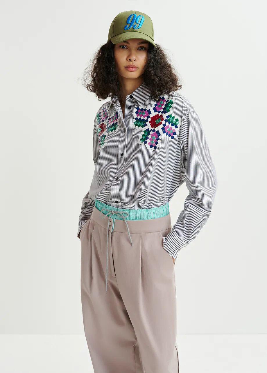 HAPRICORN/SEQUIN SHIRT
