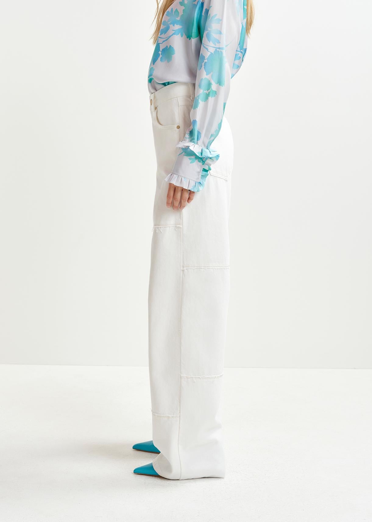 HASTER/PANELLED COLOUR JEANS