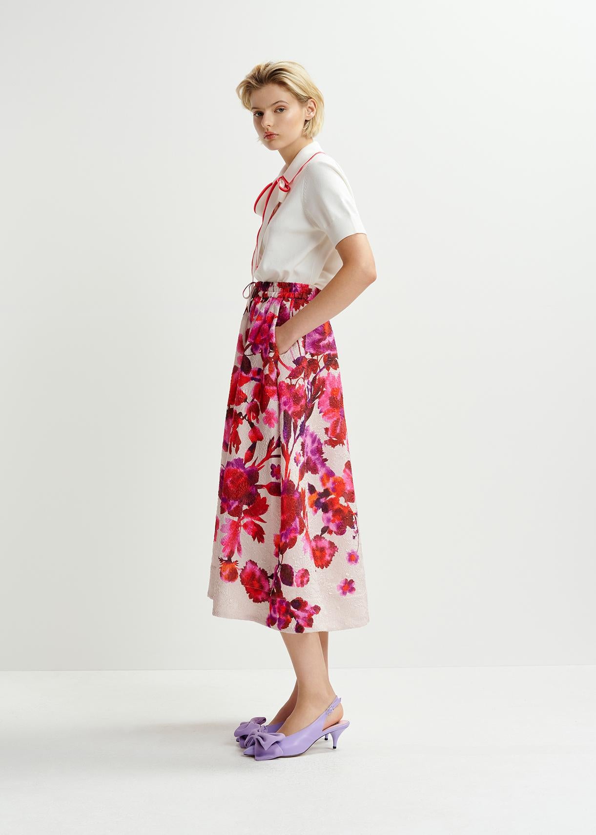 HARBOUR/WIDE A LINE SKIRT