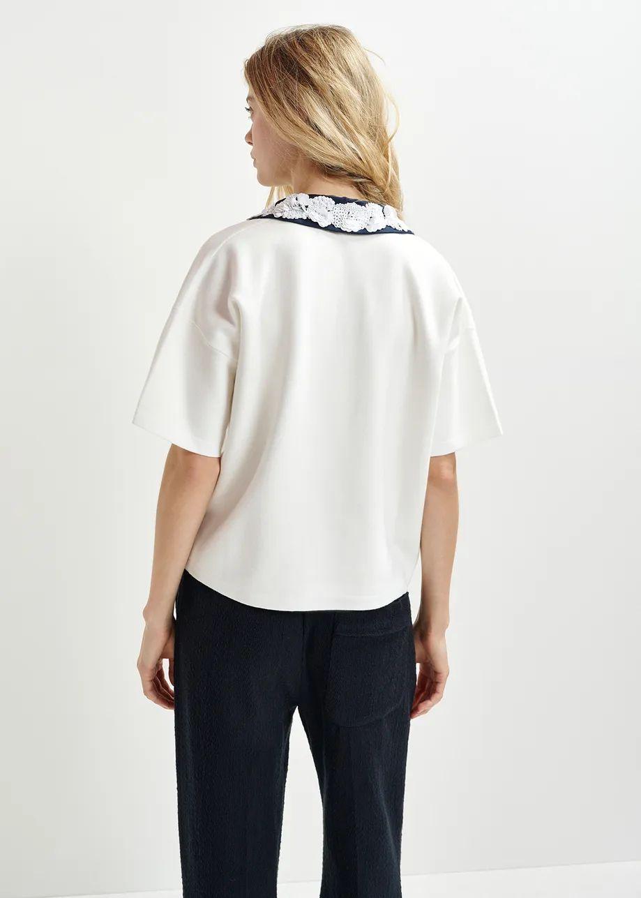 HOISEAU/EMBROIDERED POLO