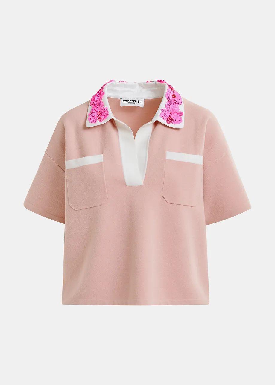 HOISEAU/EMBROIDERED POLO