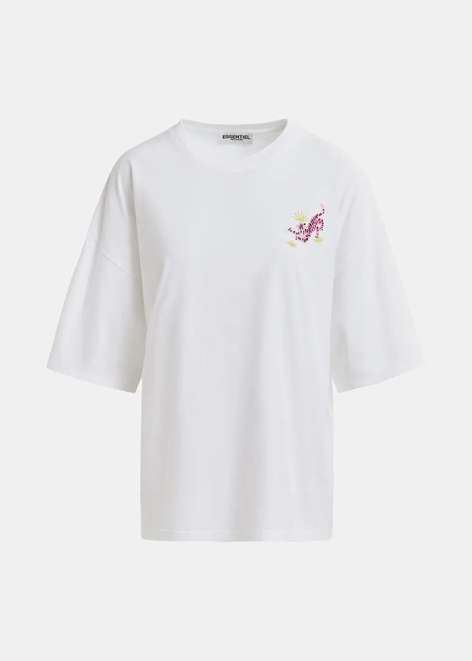 HUNGLE/EMBROIDERED T-SHIRT