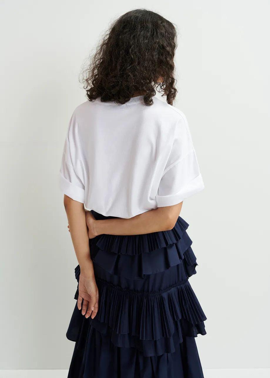 HUNGLE/EMBROIDERED T-SHIRT