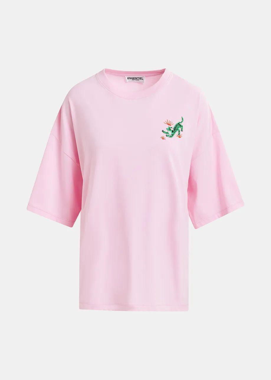 HUNGLE/EMBROIDERED T-SHIRT