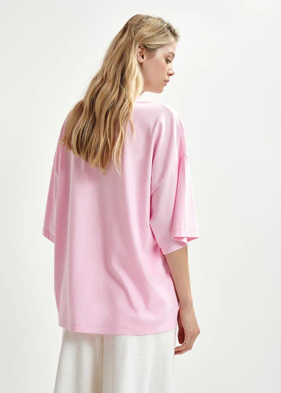 HUNGLE/EMBROIDERED T-SHIRT
