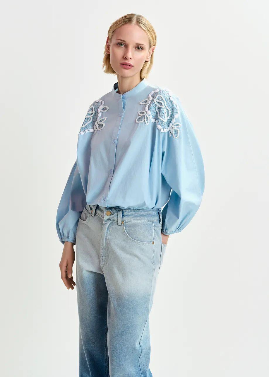 HEMENTINE/EMBELLISHED SHIRT
