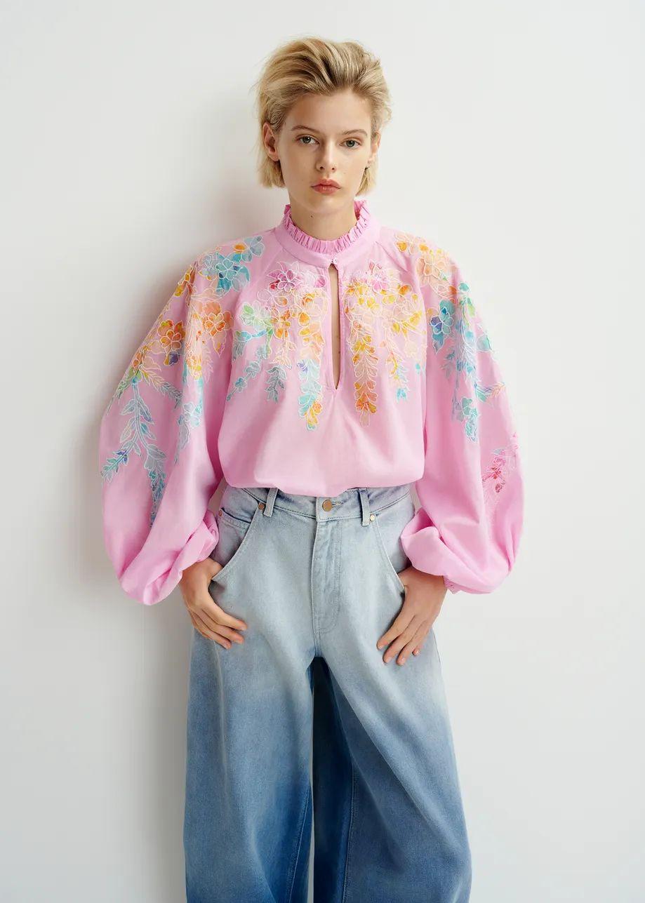 HITRUS/APPLIQUED DETAIL TOP
