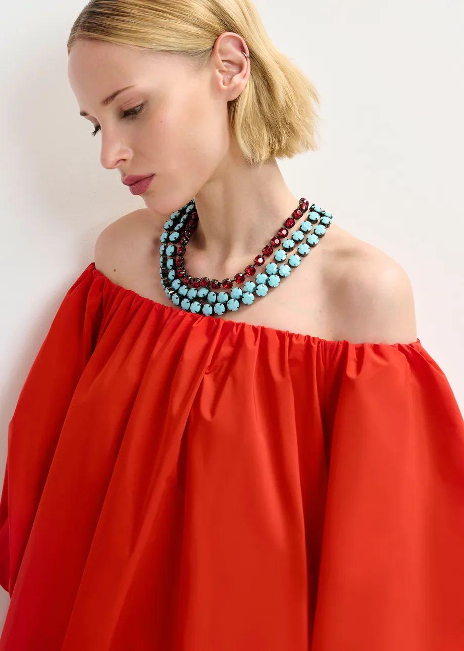 HAMILLE/OFF THE SHOULDER DRESS