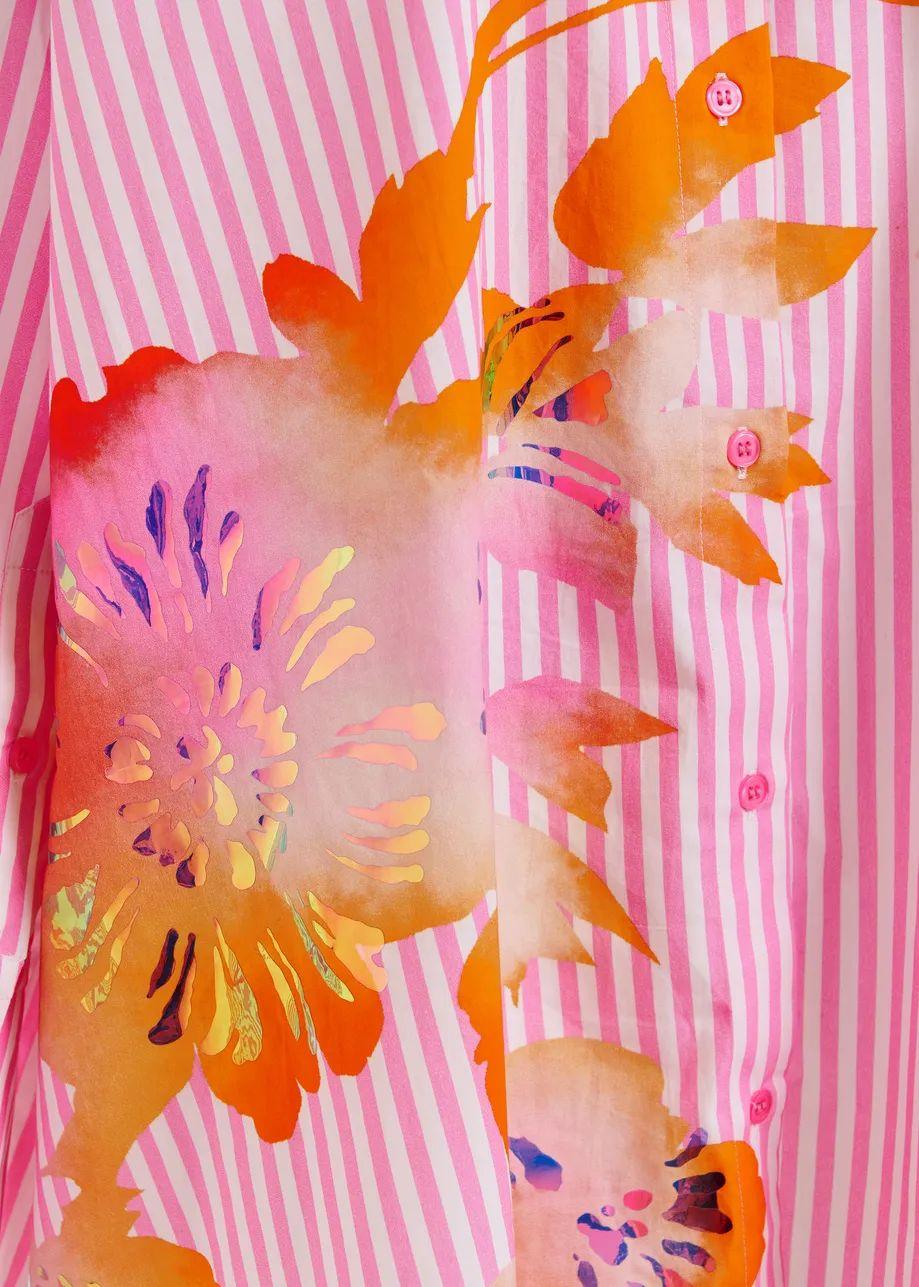HIBRA/FOIL PRINT LARGE SHIRT