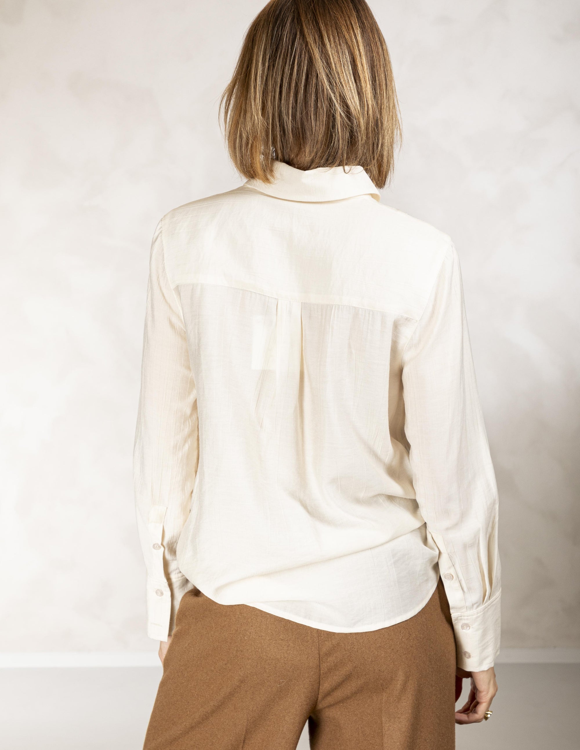 DEBBY/LIGHT BEIGE/BLOUSE WITH