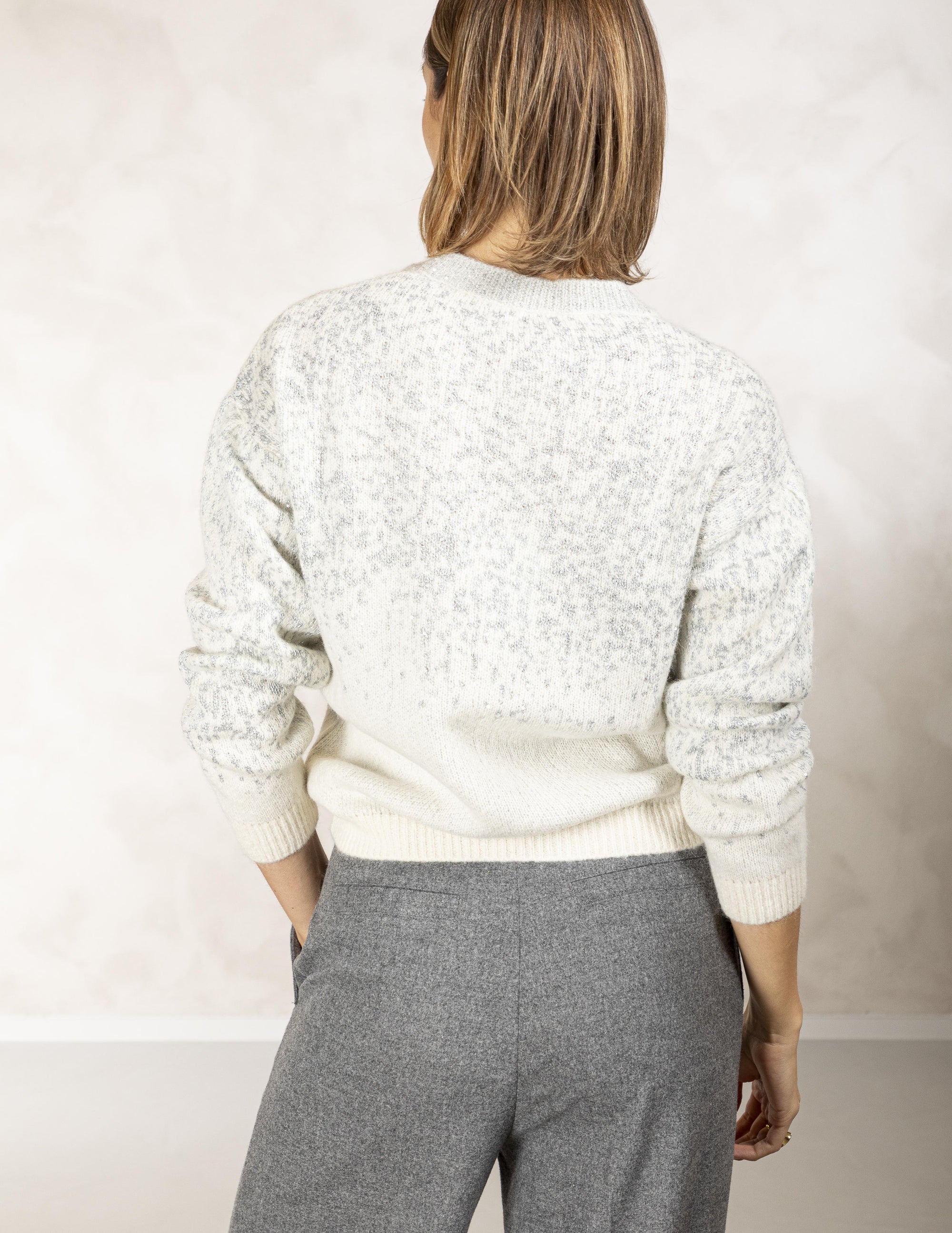 DANNY/SILVER/PULLOVER HIGH NEC