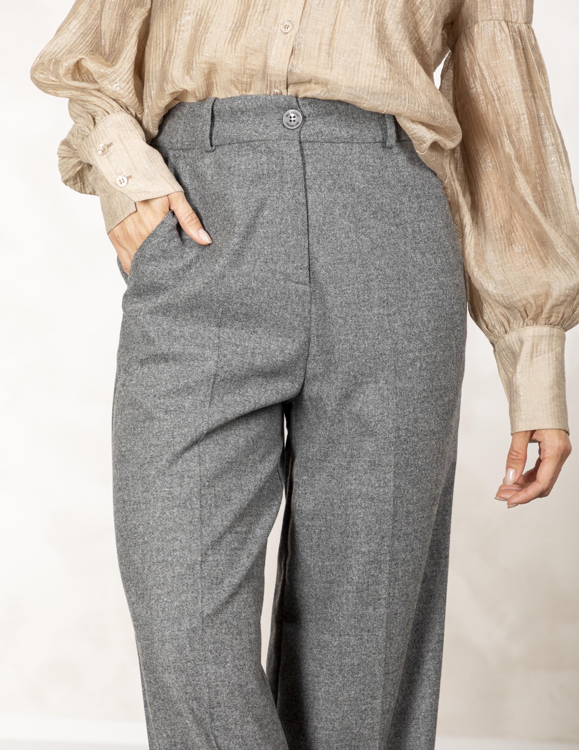 LIPSY/MEDIUM GREY/LONG WIDE TR