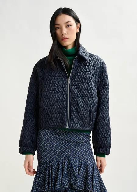 IMILLE CROPPED JACKET/DARK NAV