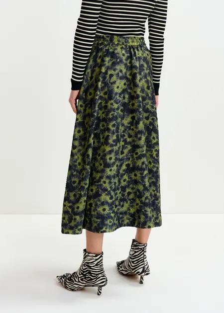ISEBEL ELASTICATED MIDI SKIR