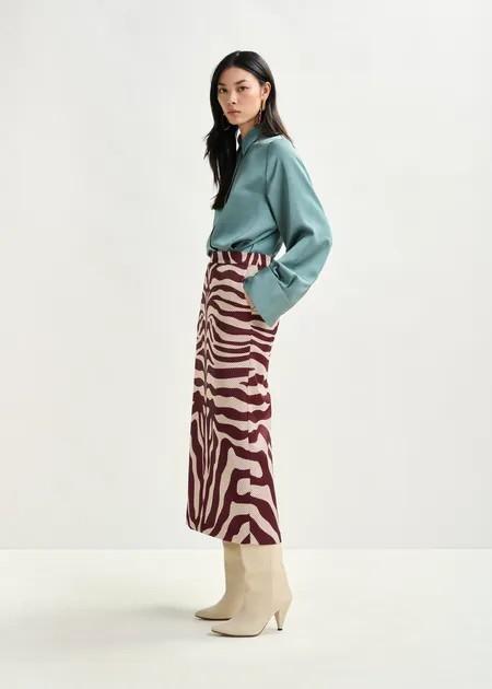 ITAPIRA PRINTED PENCIL SKIRT