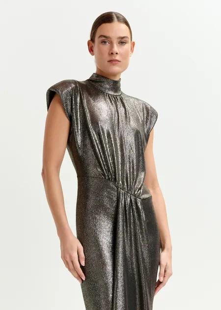 IQUARIUS JERSEY DRESS/ SILVER
