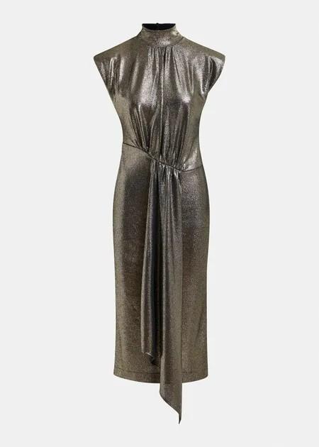 IQUARIUS JERSEY DRESS/ SILVER