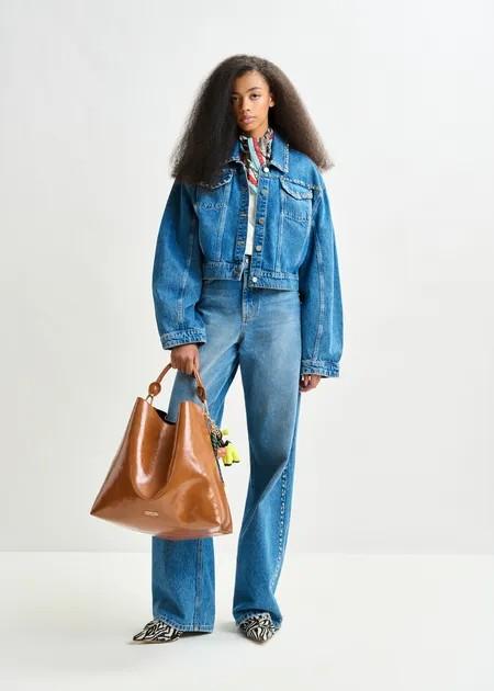 IHURLEY SHINY SHOPPER BAG/CINN