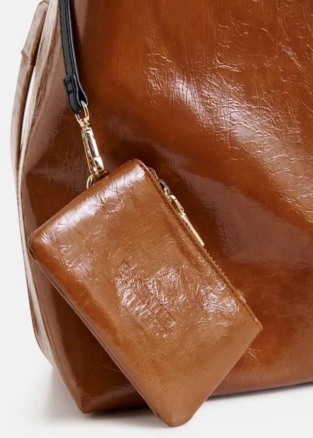 IHURLEY SHINY SHOPPER BAG/CINN