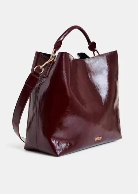IHURLEY SHINY SHOPPER BAG/CINN