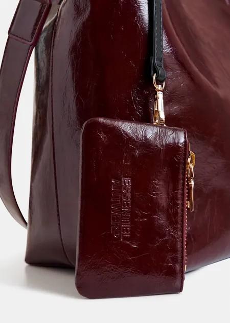 IHURLEY SHINY SHOPPER BAG/CINN