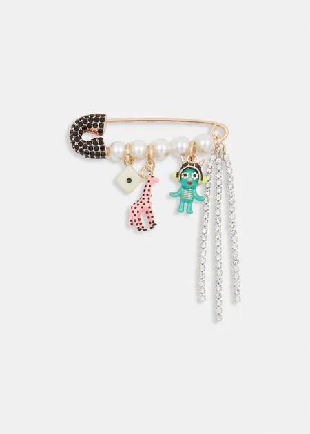 IMORA PIN BROOCH WITH CHA/COM