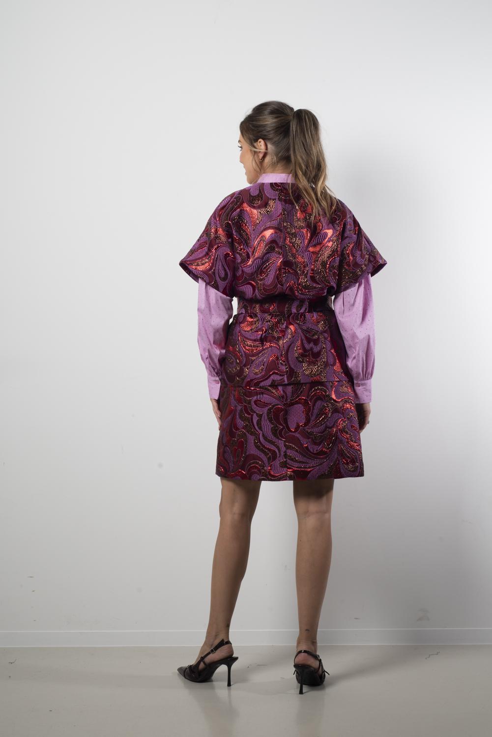 BABS-252015/JACQUARD METALIC