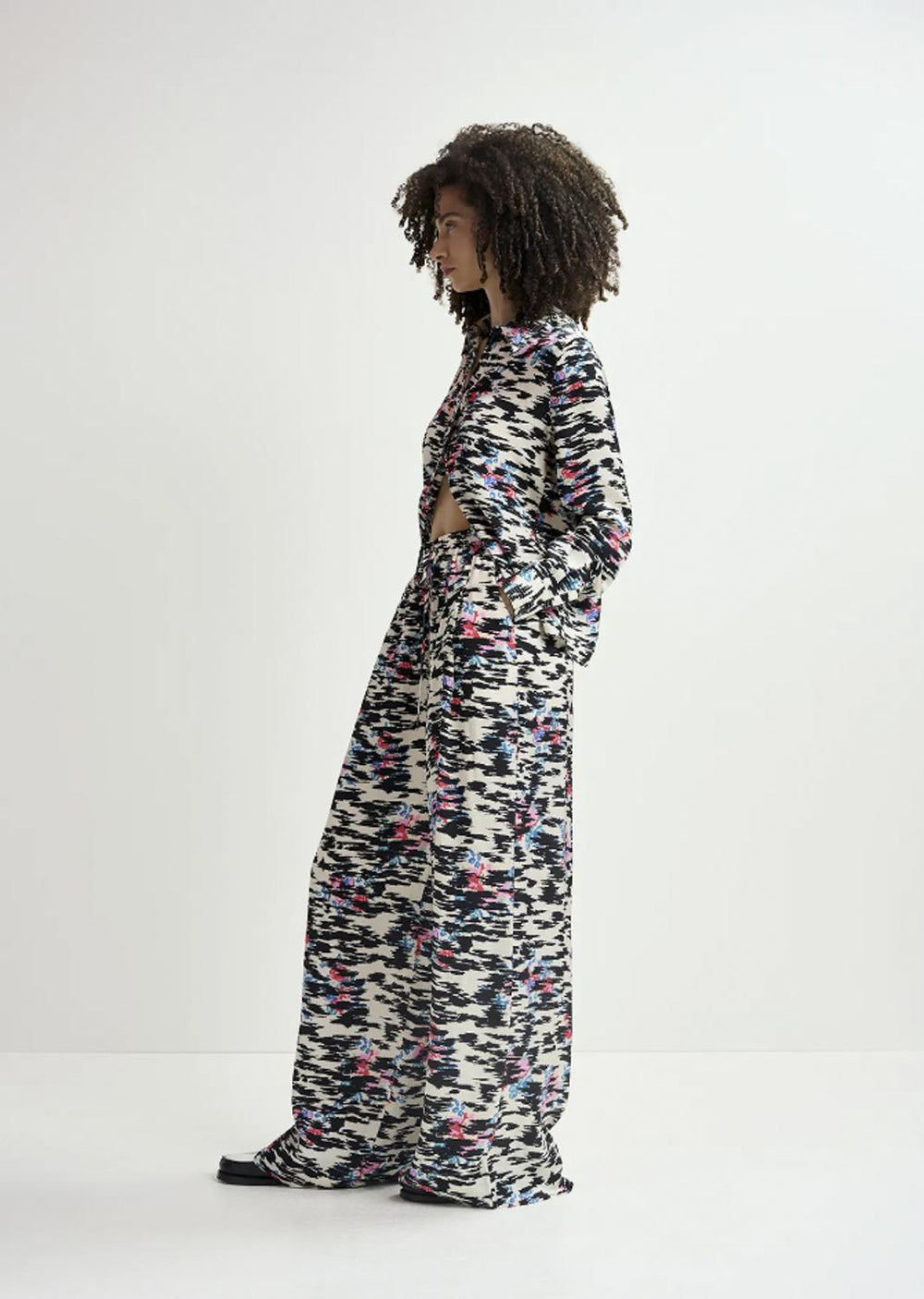 HELENA/WIDE LEG TRACK PANT