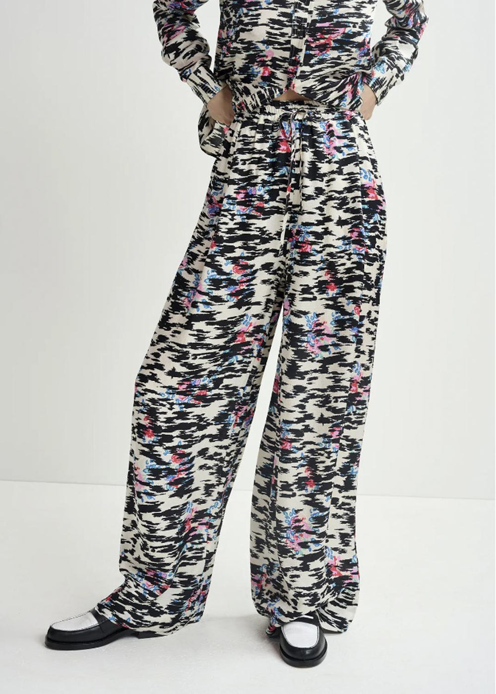 HELENA/WIDE LEG TRACK PANT