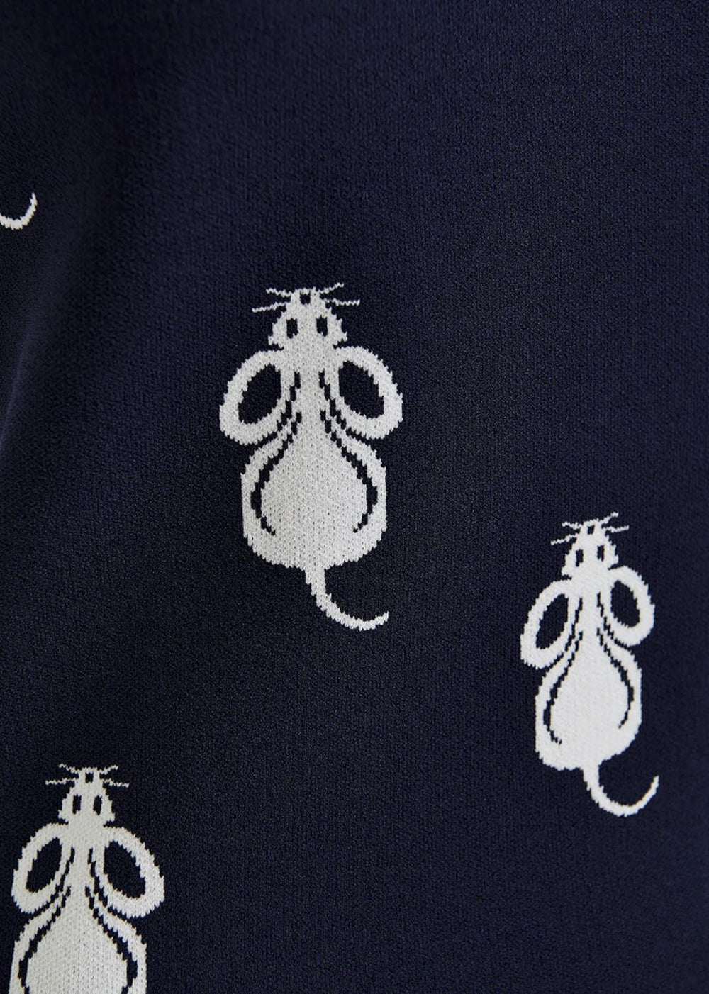 HASCOT/JACQUARD KNITTED T-SHIR
