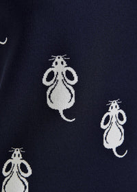HASCOT/JACQUARD KNITTED T-SHIR