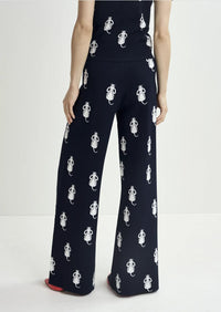 HALIBI/JACQUARD KNITTED PANT