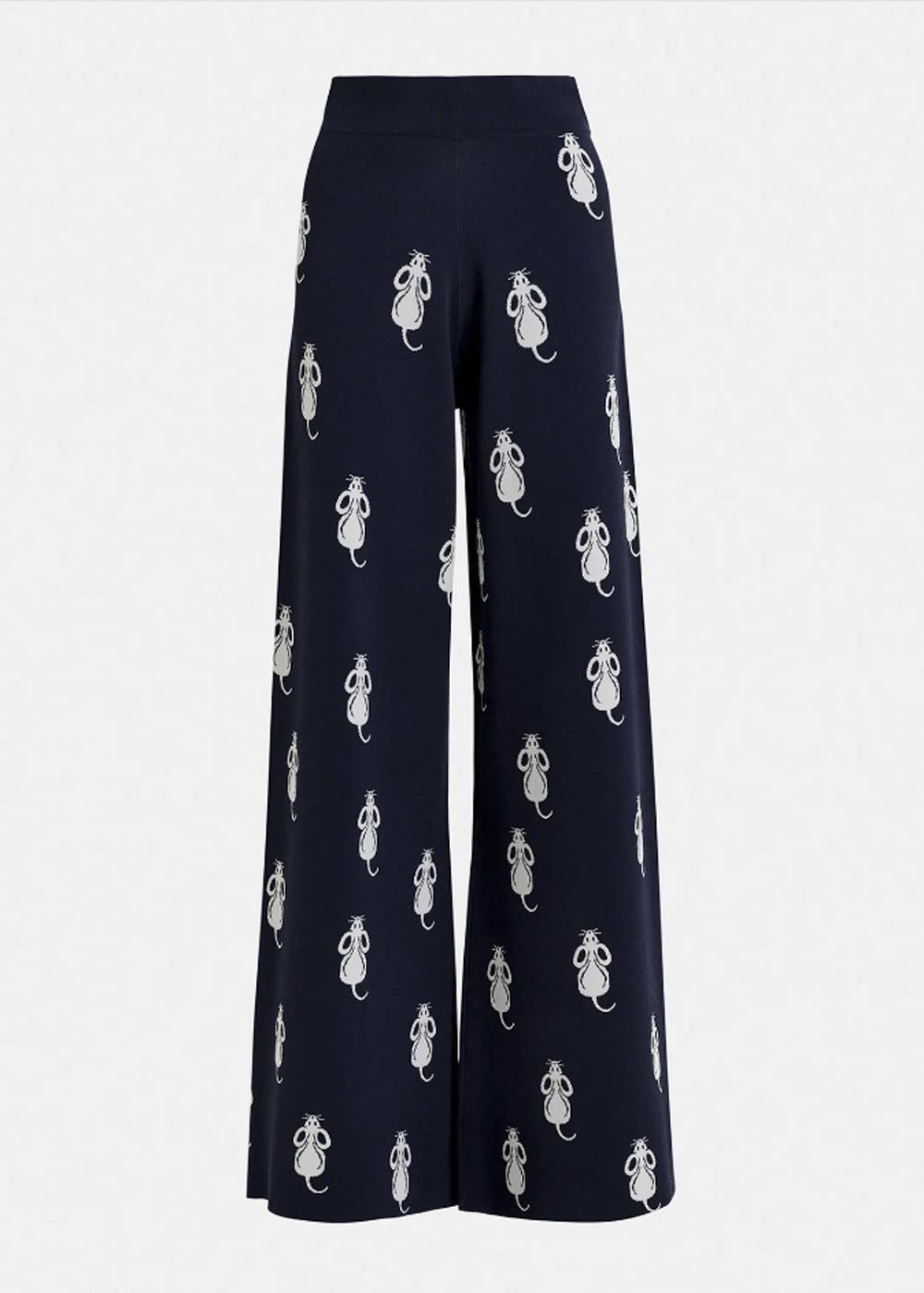 HALIBI/JACQUARD KNITTED PANT