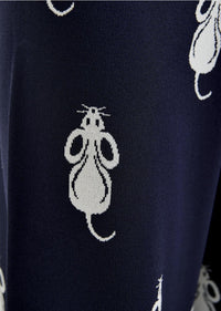 HALIBI/JACQUARD KNITTED PANT