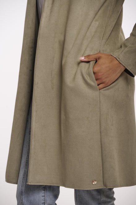 MIROLA.7002521/FAUX SUEDE COAT