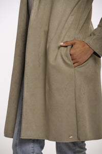 MIROLA.7002521/FAUX SUEDE COAT