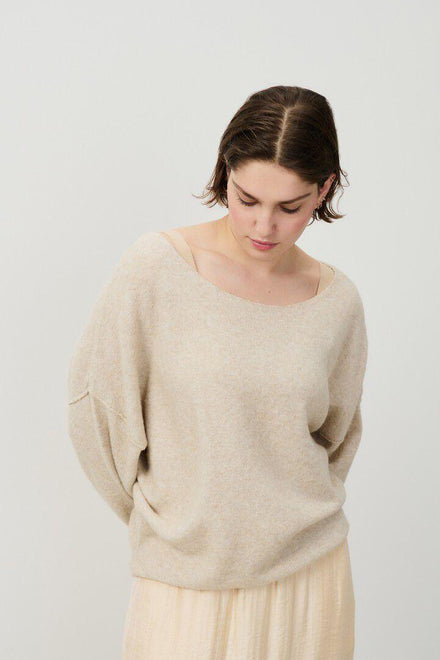 DAM225E25/PULL ML COL BATEAU