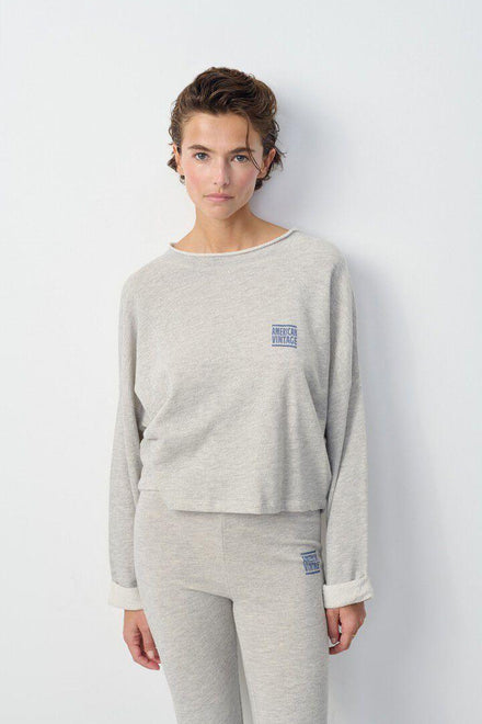 ZOF03BE25/SWEAT ML COL BATEAU