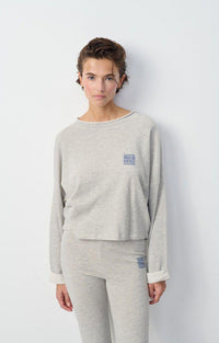 ZOF03BE25/SWEAT ML COL BATEAU