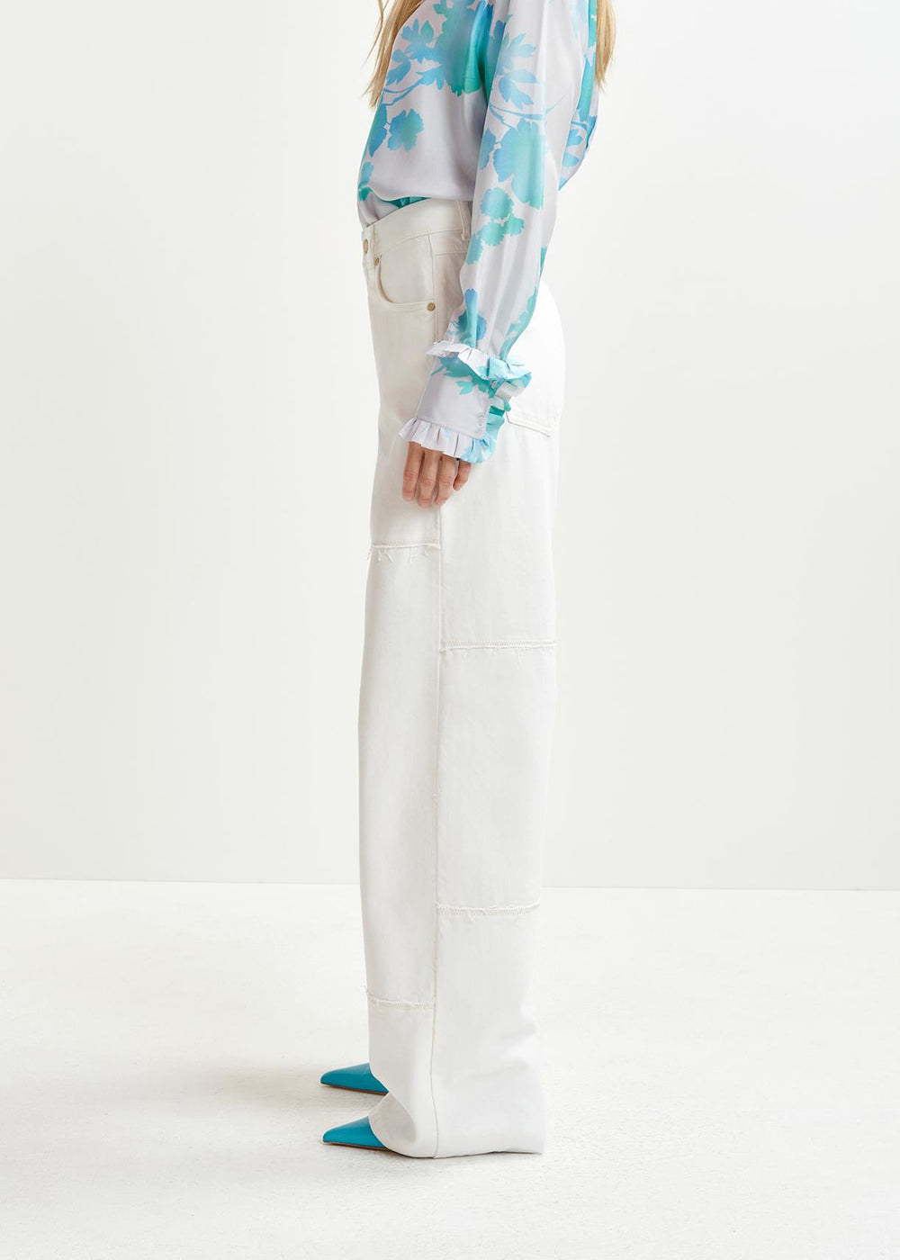 HASTER/PANELLED COLOUR JEANS