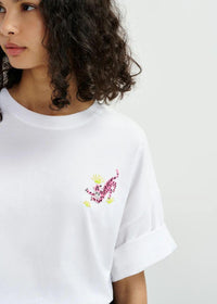 HUNGLE/EMBROIDERED T-SHIRT