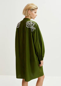 HANANA/EMBELLISHED SHIRT DRESS