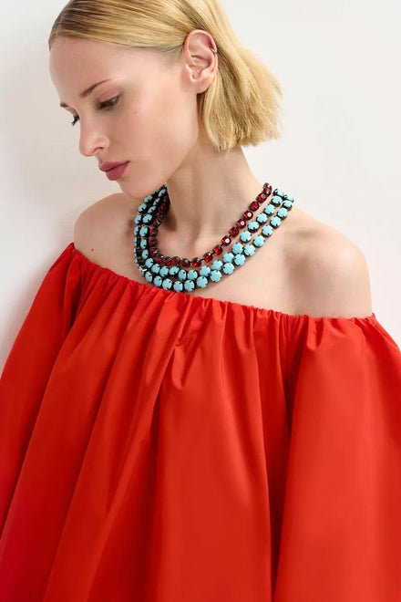 HAMILLE/OFF THE SHOULDER DRESS