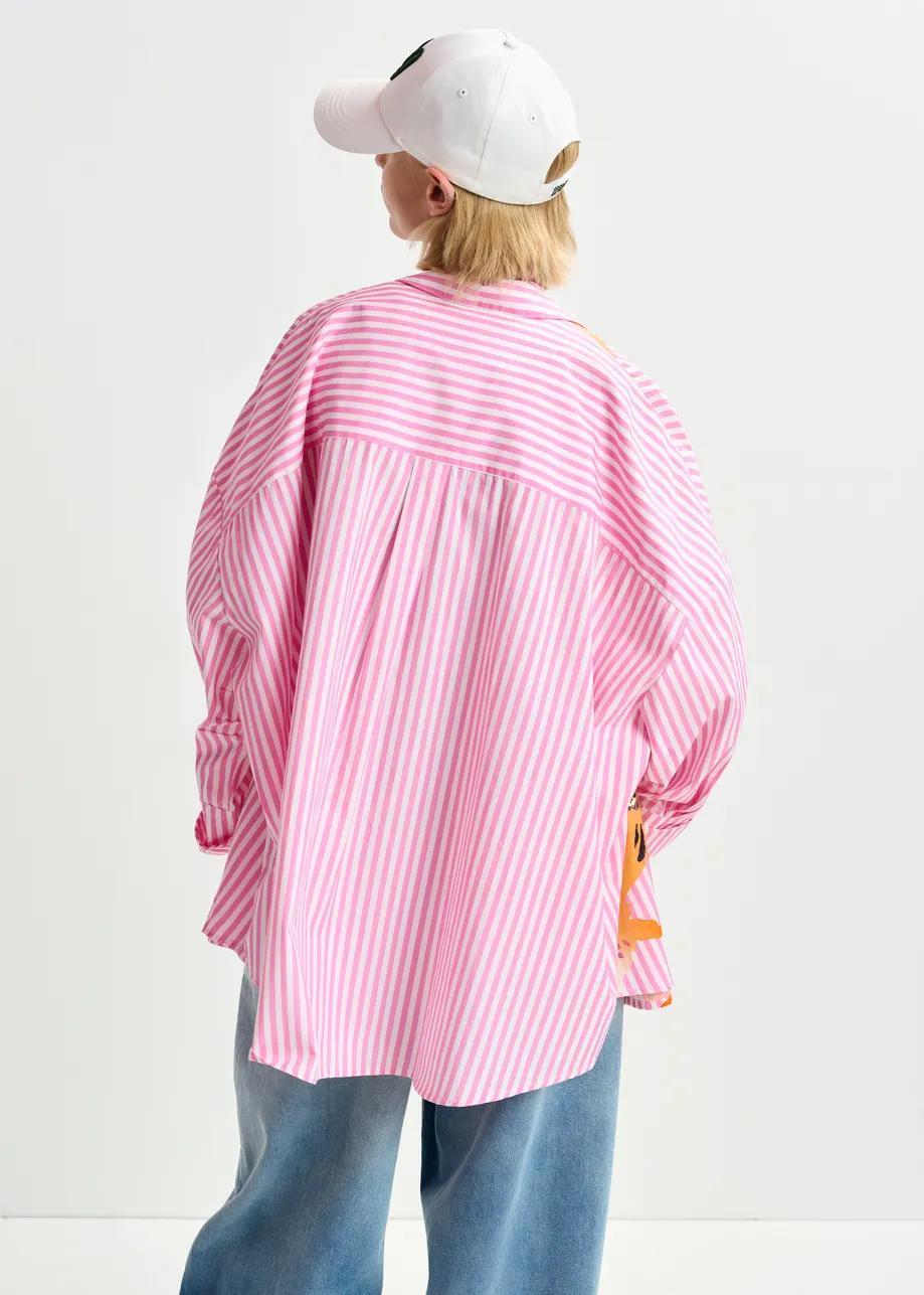 HIBRA/FOIL PRINT LARGE SHIRT