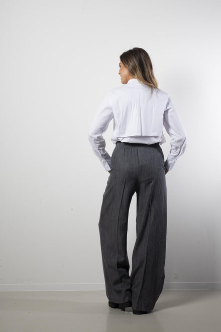BIG BOW/WHITE/BLOUSE WITH BOW