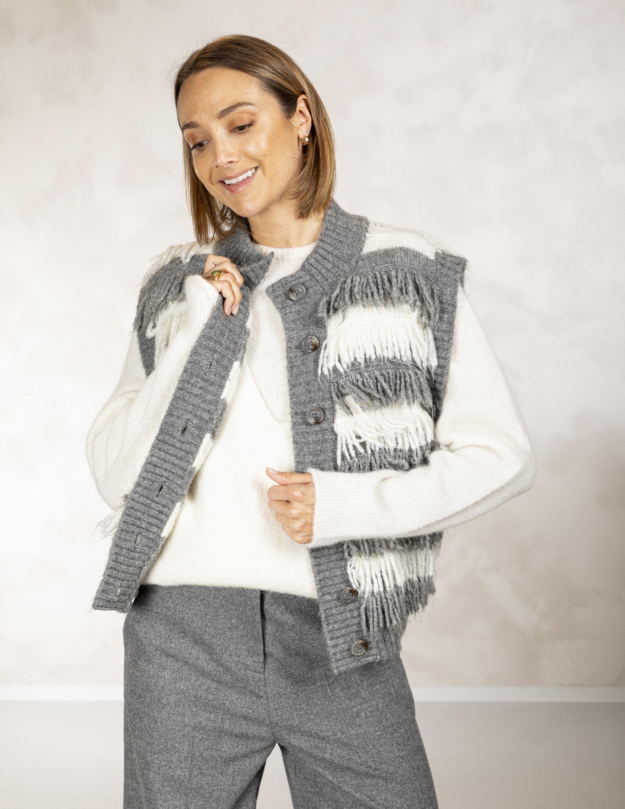 LIONS/BICOLOR/KNITTED BODYWARM